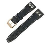 QSYJCCXD For IWC IW3777 IW3270 Mark 18 Big Pilot’s Watch Strap Soft Cowhide Bracelets 20mm 21mm 22mm Leather Watch band