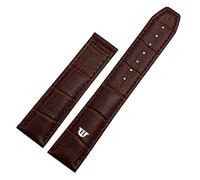 QSYJCCXD for Maurice Lacroix Watchbands Genuine Leather Watch Strap 20mm 22mm Folding Buckle Leisure Business Cow Leather Bracelet (Color : 26mm, Size : 20mm)