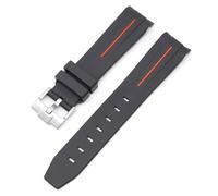 QSYJCCXD For Moonswatch Watch Curved No Gap Rubber Strap For Omega Swatch Joint Planet Series Moon Mercury Curved Rubber Strap Men Women 20MM Watchbands