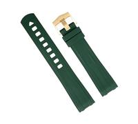 QSYJCCXD For Omega Strap Seamaster 300 Diving Watchbands Bracelets Pin Buckle 20mm Curved End Quality FKM Fluoro Rubber New Watch Band