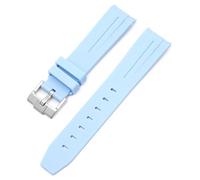 QSYJCCXD For Omega Swatch Joint Planet Series Moon Mercury Curved Rubber Strap For Moonswatch Watch Curved No Gap Rubber Strap Men Women 20MM Watchbands