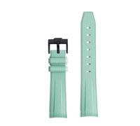 QSYJCCXD For Omega X Swatch Joint MoonSwatch Strap Seamaster 300 Men Women 20mm Rubber Silicone Curved End Bracelet