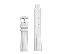 QSYJCCXD For Omega X Swatch Joint MoonSwatch Strap Seamaster 300 Men Women 20mm Rubber Silicone Curved End Bracelet WatchBands