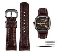 QSYJCCXD For Seven Friday Q2/03/M2/M021/T2 Genuine Leather Watchband Vintage styleDiesel watch Men cowhide strap 28m Bracelet accessories