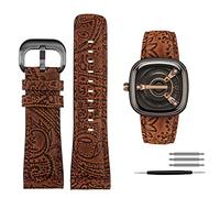 QSYJCCXD For Seven Friday Q2/03/M2/M021/T2 Genuine Leather Watchband Vintage styleDiesel watch Men cowhide strap 28m Bracelet accessories