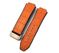 QSYJCCXD For Watch Strap,Cowhide Rubber Watchband 25-19mm Calfskin Bracelets sport men and wom Watchbands