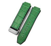 QSYJCCXD For Watch Strap,Cowhide Rubber Watchband 25-19mm Calfskin Bracelets sport men and wom Watchbands