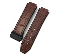 QSYJCCXD For Watch Strap,Cowhide Rubber Watchband 25-19mm Calfskin Bracelets sport men and wom Watchbands