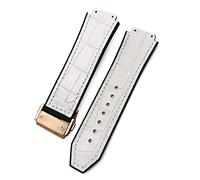 QSYJCCXD For Watch Strap,Cowhide Rubber Watchband 25-19mm Calfskin Bracelets sport men and wom Watchbands