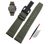 QSYJCCXD High Density Nylon Watchband For IWC IW377724 IW371614 Watch Strap 20mm 21mm 22mm Bracelet Black Armygreen Blue Canvas Wrist Belt