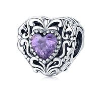 QSYJCCXD Jewelry, birthstone Charm Charm Pendant for Bracelet DIY Jewelry