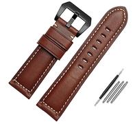 QSYJCCXD Leather Watch Band For Men, Suitable For Panerai Citizen Jeep Italian Leather Watch Chain 22mm 24mm 26mm WatchBands