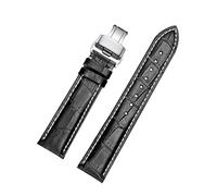 QSYJCCXD Leather Watch Bands with Deployment Buckle for Men's Wtach Band and Women's Watch Starp 18mm 19mm 20mm 21mm 22mm 23mm 24mm
