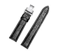 QSYJCCXD Leather Watch Bands with Deployment Buckle for Men's Wtach Band and Women's Watch Starp 18mm 19mm 20mm 21mm 22mm 23mm 24mm