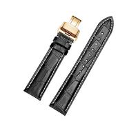 QSYJCCXD Leather Watch Bands with Deployment Buckle for Men's Wtach Band and Women's Watch Starp 18mm 19mm 20mm 21mm 22mm 23mm 24mm
