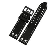QSYJCCXD -Leather Watch Strap Bracelet Wrist 20mm 22mm Band For Hamilton Aviation H77755533 H77616533 Genuine Leather Men Watch Band