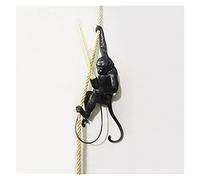 QSYJCCXD LED Chandeliers, Monkey Lamp Resin Black White Gold Right Left Side Monkey Wall Light Compatible with Bedroom Lamp Retro Sconce Wall Lights Twins Wall Lamp,Modern Vintage