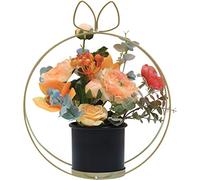 QSYJCCXD Living Room Bedroom Simple Simulation Flower Dining Table Floral Set Decoration Model Room furnishings with Decorative Flowers for House Table Office Desk Decor