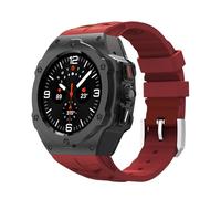 QSYJCCXD Luxury Modification Kit for Galaxy Watch Ultra 47mm Stainless Steel Case Silicone Strap for Ultra 47mm DIY Accessorie Watchbands