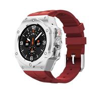 QSYJCCXD Luxury Modification Kit for Galaxy Watch Ultra 47mm Stainless Steel Case Silicone Strap for Ultra 47mm DIY Accessorie Watchbands