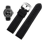 QSYJCCXD Men Silicone Watchband 20mm 22mm 24m For MIDO citizen omega sport Rubber Replacement Strap Red blue orange white soft bracelet