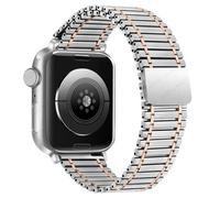 QSYJCCXD Metal Strap for Ultra Band 49mm Series 10/9/8/7 41mm 45mm Steel Wristband 6 SE 5 4 3 38mm 40mm 42mm 44mm S10 46mm 42mm Watchbands