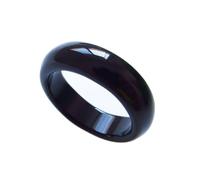 QSYJCCXD Natural Green Chalcedony Agate Jade Ring Chinese Jadeite Amulet Fashion Charm Jewelry Hand Carved Crafts Gifts Women Men (Gem Color : Pink, Ring Size : Inner diameter18mm)