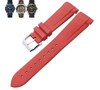 QSYJCCXD Natural Rubber Watchband 20mm 22mm Special For Tudor Black Bay 1958 39mm 41mm GMT Pelagos Pin/Folding Buckle Rubber Strap