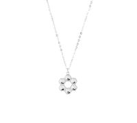 QSYJCCXD New 2025 925 Sterling Silver Leaf Gourd Heart Pendant Long Chain Necklace Plain Fine Luxury Casual Daily Gift Jewelry Fashion Trendy Accessories Creative