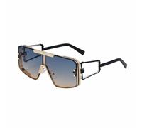 QSYJCCXD New 2025 Oversized Square Punk Sunglasses Women Metal Frame Sun Glasses For Ladies Mens Shades Eyewear UV400