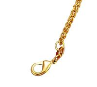 QSYJCCXD New 2025 Real 18K Gold Twisted Chain Bracelet Pure Adjustable Office Hemp Rope Chain For Women Fine Jewelry Gift With For You Accessories Trendy Creative Gift