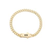 QSYJCCXD New 2026 Fashion Jewelry Monaco Cuban Chain 14K Gold-Plated 6Mm Smooth Bracelet And Necklace Valentine's Day Gift For Herfrien Jewelry Fashion Accessories Creative Gift