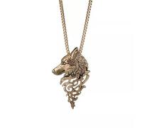 QSYJCCXD Punk 925 Silver Animal Necklace Vintage Women Men Party Band Jewelry Gift-#2