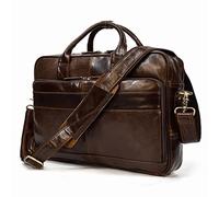 QSYJCCXD Retro Laptop Briefcase Handbags Casual Daily Working Tote Bags Men Male bag for documents