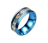 QSYJCCXD Rings for Women Men, Women's Ring Fashion Inlaid Diamond Ring Personality Women's Ring Jewelry Engagement Ring Birthday Gift Jewellery for Mother Mum