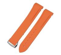 QSYJCCXD Rubber Silicone Watch Bands For Omega Seamaster 300 speedmaster Strap Brand Watchband blue black orange 20mm 21mm 22mm