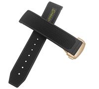 QSYJCCXD Rubber Watchband 22mm 20mm 19mm 21mm Watch Strap For Omega Speedmaster Heritage Seamaster Silicone Waterproof Sport Bracelet