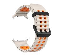 QSYJCCXD Silicone Strap For watch ultra 47mm Bracelet No Gaps Sport two-tone Band for Galaxy 7 ultra watchband straps