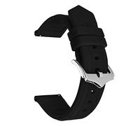 QSYJCCXD Silicone Watch Band 16mm 18mm 19 20mm 21 22mm Universal Quick Release Rubber Sport Diving Wristband Bracelet Strap Accessories