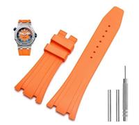 QSYJCCXD Silicone Watch Straps 26mm 27mm Watchband For AP 15400 15202 15500 15703 26470SO Royal Oak Offshore Men's Sports Rubber Bracelet