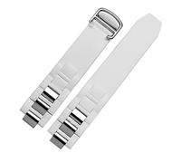 QSYJCCXD Silicone watchbands For 21st century convex watchband 20 * 10mm waterproof watch chain accessories are suitable straps