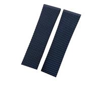 QSYJCCXD Soft Rubber Strap for Avenger Navitimer 20mm 22mm 24mm Silicone Watchband Black Blue Waterproof Bracelets Watch Strap