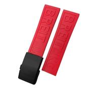 QSYJCCXD Soft Rubber Strap for Avenger Navitimer 20mm 22mm 24mm Silicone Watchband Black Blue Waterproof Bracelets Watch Strap
