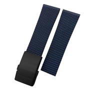QSYJCCXD Soft Rubber Strap for Avenger Navitimer 20mm 22mm 24mm Silicone Watchband Black Blue Waterproof Bracelets Watch Strap