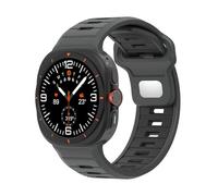 QSYJCCXD Sports Silicone Strap For Galaxy Watch Ultra 47mm Soft Loop Two Color Band For Galaxy 7 Ultra No Gaps Watchbands
