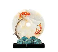 QSYJCCXD Statue Decoration Ping'an Buckle Ornaments Lucky Move New Home Gift Office Home Living Room Wine Cabinet Decoration Ornaments Buddha