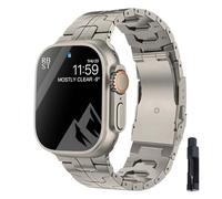 QSYJCCXD Titanium Strap for Band Ultra 49mm 45mm 41mm 38 42mm 44mm Metal Strap Correas Series 8 7 6 SE 5 4 3 Bracelet Watchbands