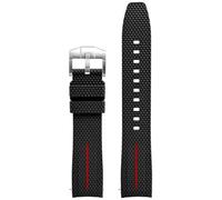QSYJCCXD Universal 20mm Watch Strap Men Women Rubber Quick Release Watch Band Curved End WatchBands