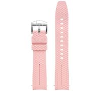 QSYJCCXD Universal 20mm Watch Strap Men Women Rubber Quick Release Watch Band Curved End WatchBands