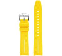 QSYJCCXD Universal 20mm Watch Strap Men Women Rubber Quick Release Watch Band Curved End WatchBands
